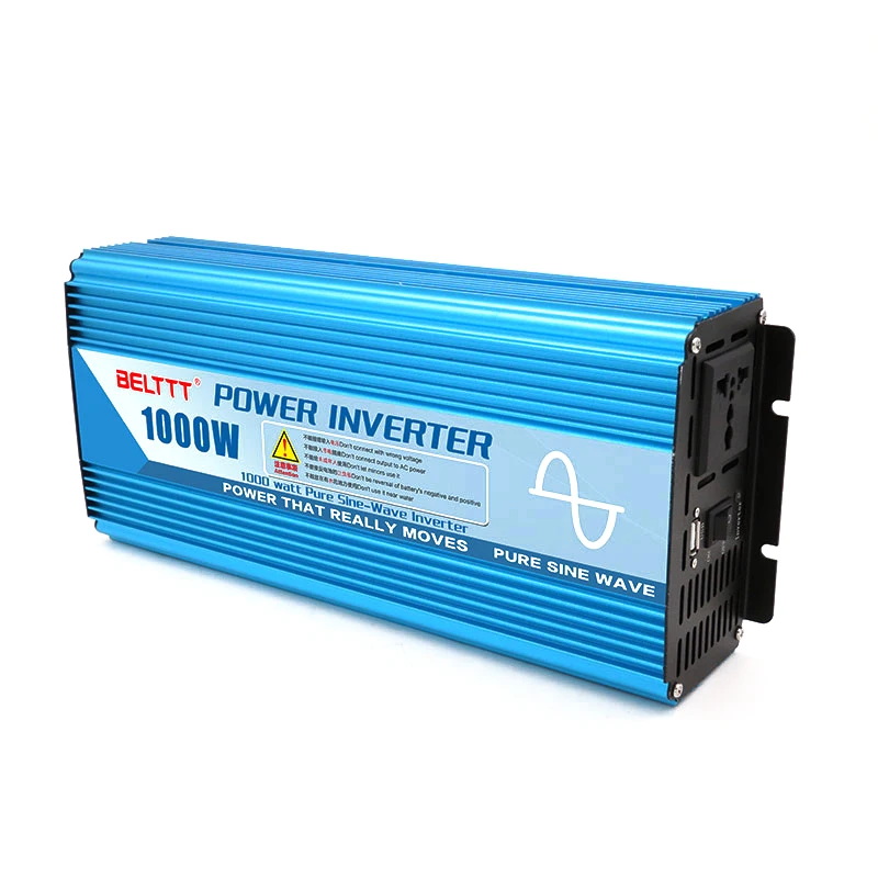 Best quality DC12V DC24V DC48V AC220V 1000W pure sine wave power inverter