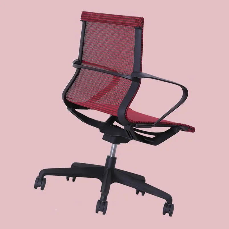 Mid back modern full mesh office swivel staff desk chair