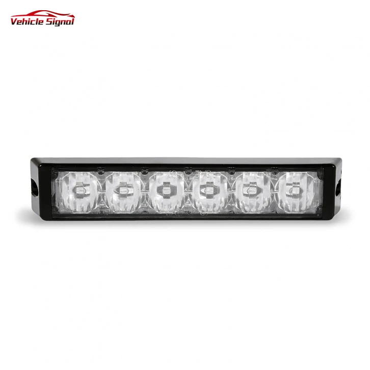 18W Blue Led Strobe Dash Deck Light Emergency Warning Surface Mount Grille Light for ambulance