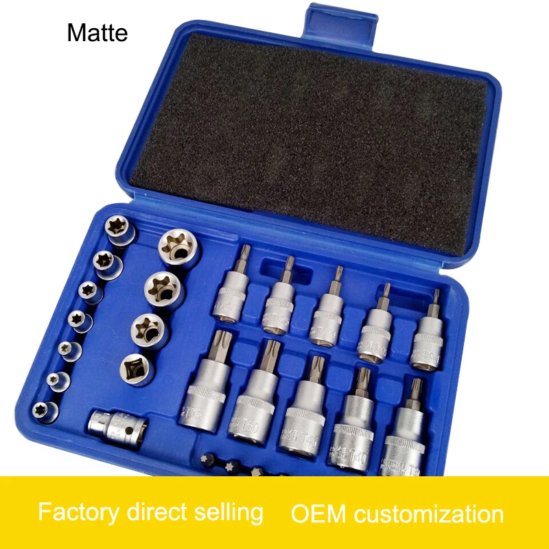Набор из 30 шт. шестигранных звездообразных насадок с шестигранным хвостовиком, переходник с винтовым отжимом, муфта, инструменты для ремонта автомобиля, защита от вскрытия