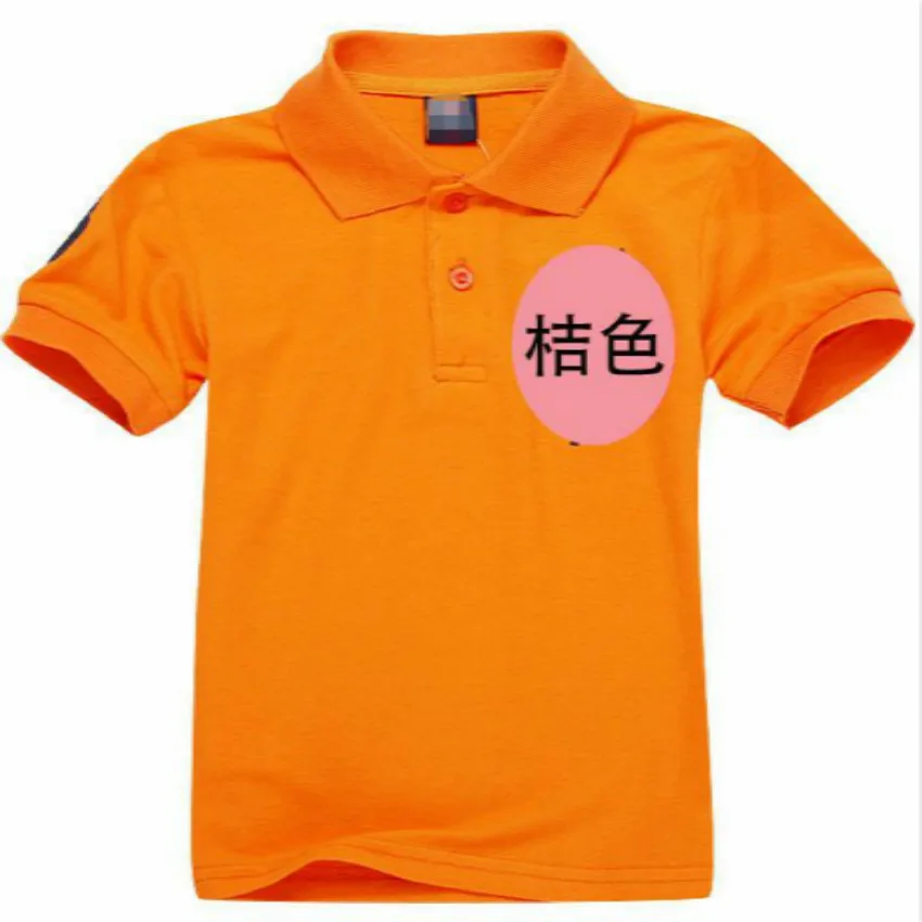 Promotions 2 14 years summer brand kids polo shirt 100 cotton boys girls children Sport cheaper