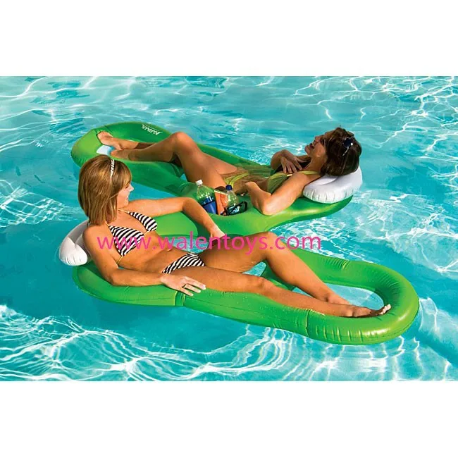 Inflatable Pool Float Lounger Swim Chair Lounge Water Raft Sun Fun Lake Mattress
