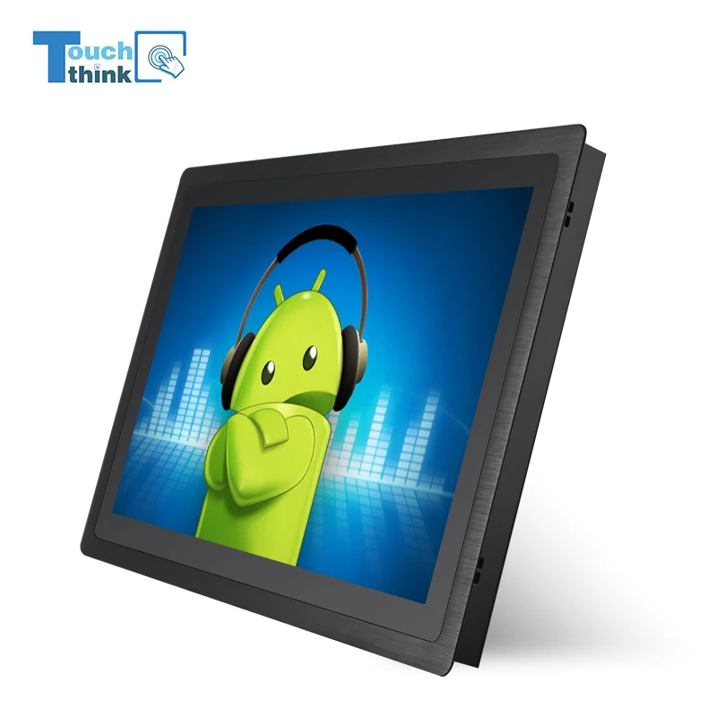 21.5 inch fansless industrial touch screen panel PC with Intel J1900 wireless LAN processor