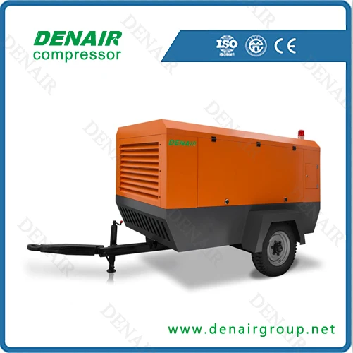 DENAIR mobile screw air compressor DACY-3.2/7