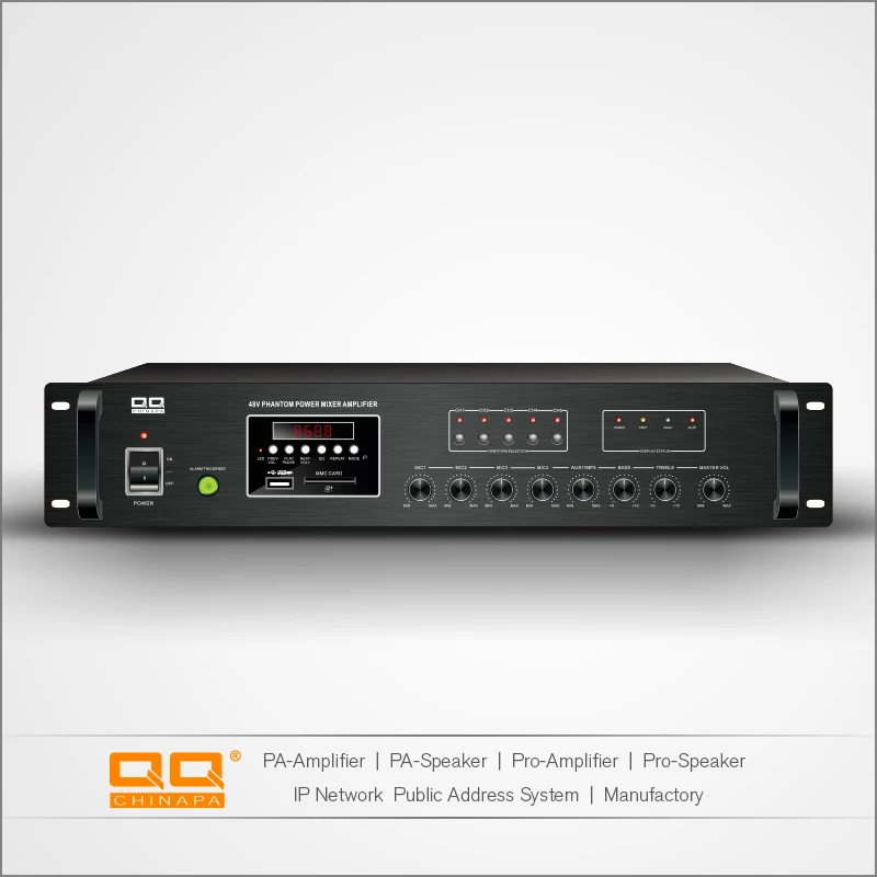 QQCHINAPA FM Radio MP3 Player FM USB Tube Ahuja Speaker Music PA Guitar Amplifier Premium High Power Home Amplifier