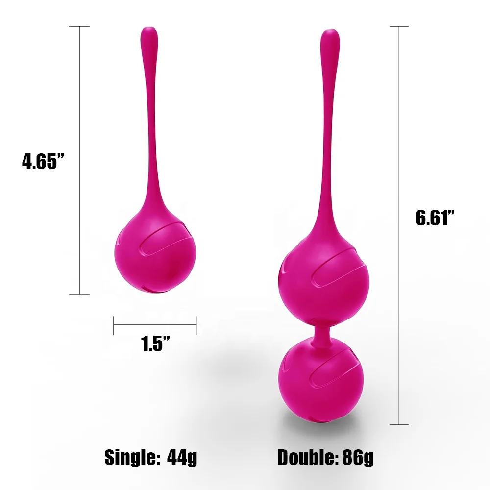 Pink Kegel Exercise Tighten Restore Vagina Massage Balls Kit for Woman, Koro Ball Anal Kegel Ball OEM Body Safe and Odor Free