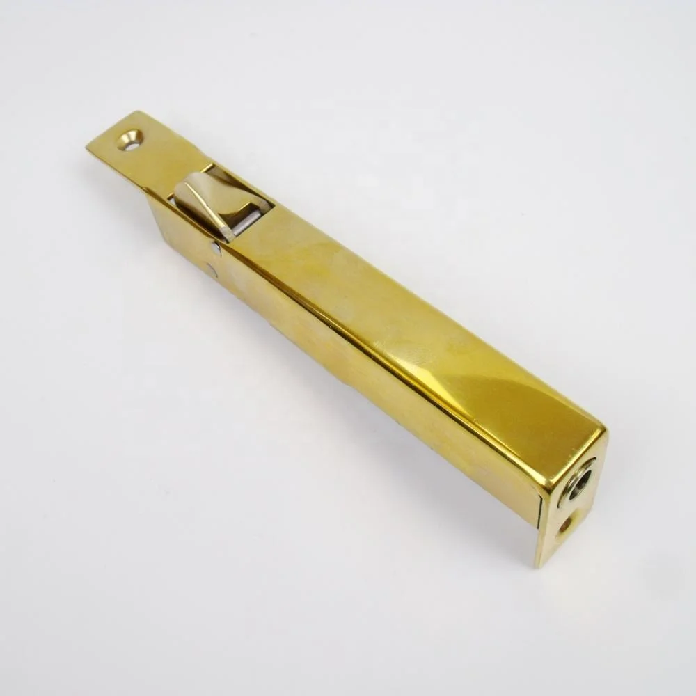 Fire Rated CE Approved PVD Stainless Steel 304 Golden Auto Square End Flush Bolt