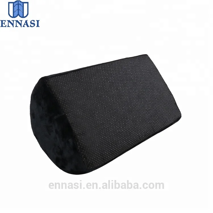 Half Moon Shape Pillow Lumbar Roll Bolster Memory Foam Foot Pillow Rest Cushion under Desk or on Chair