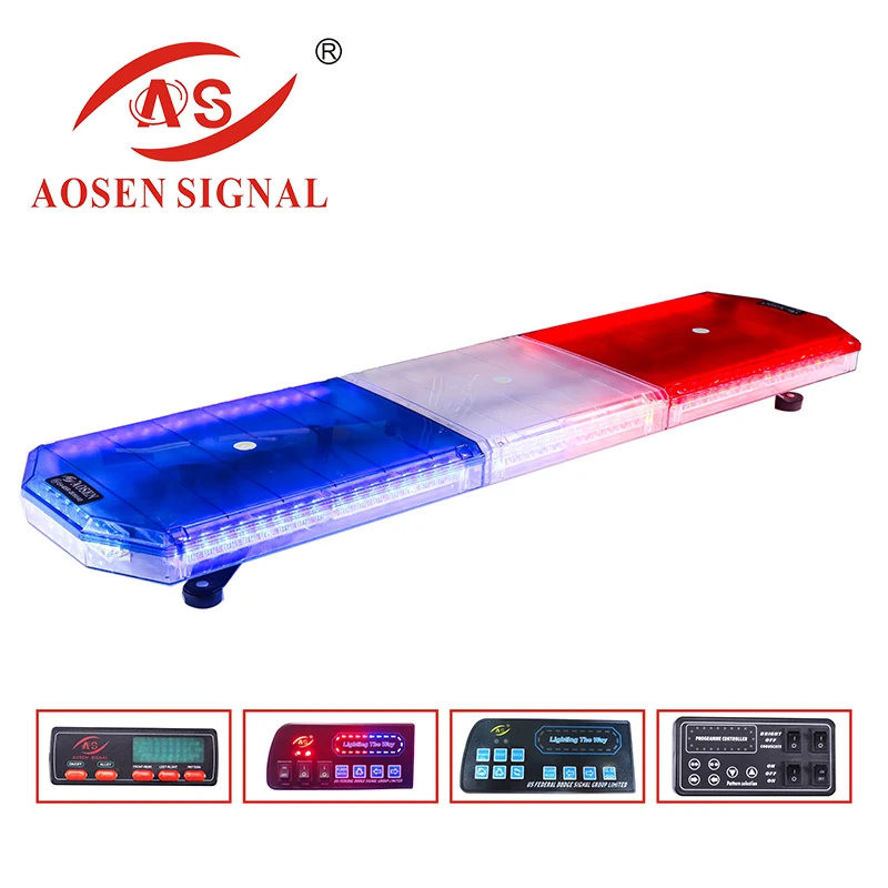 Тип красный и синий 4D 6D индикатор аварийного автомобиля свет бар