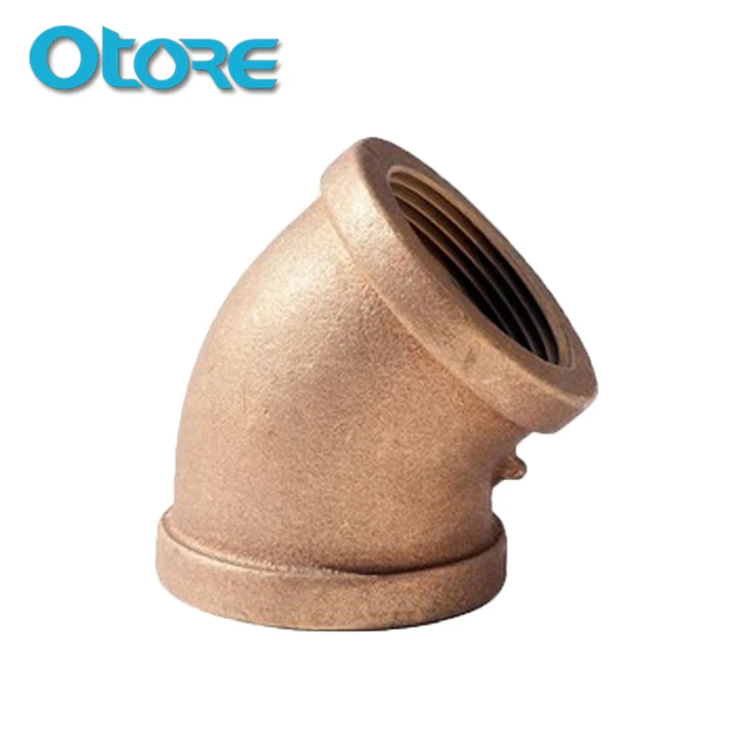 Brass/Bronze female elbow 45 15mm -50mm