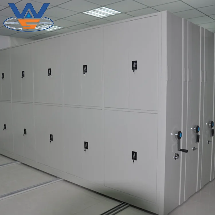 Metal File Cabinet Dividers Mobile Steel Movable Archives Storage Rack Shelving mobile file rack
