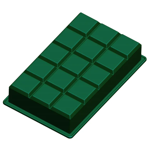 15 cavity custom silicone ice cube tray LFGB