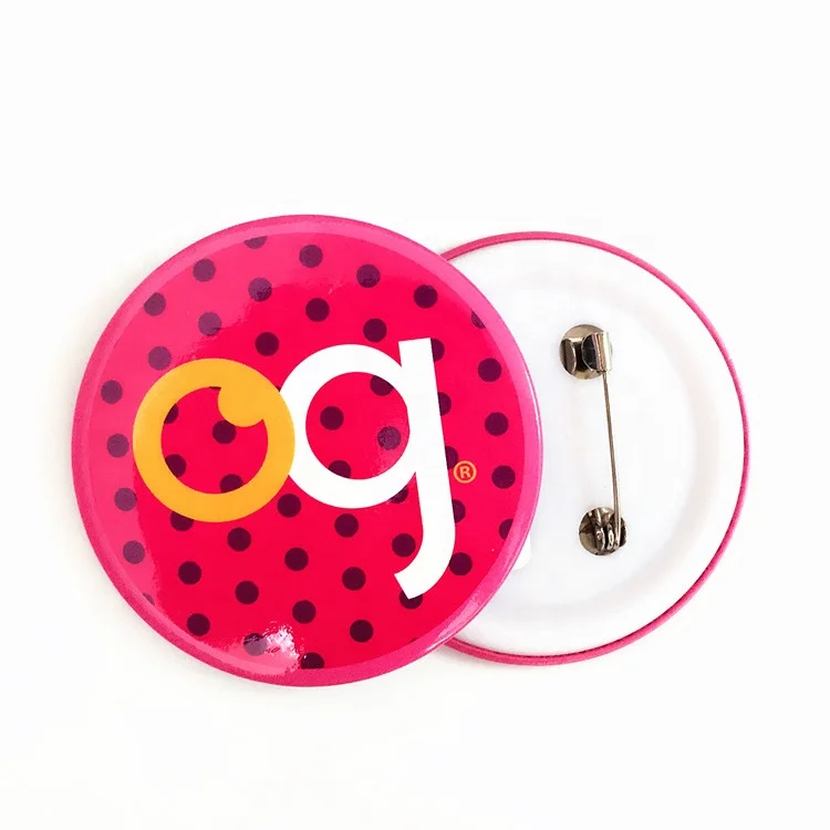 Many sizes colorful printing custom metal pin badge