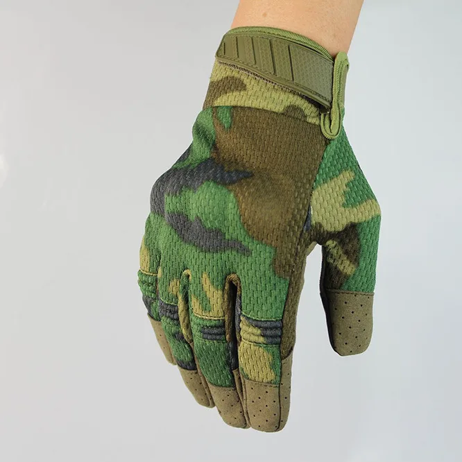 Touchscreen Camouflage Gloves Reinforced Perforated Palm sport  Gloves