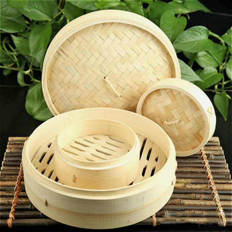 Hot Design Multilevel Eco-friendly Bamboo Steaming Basket