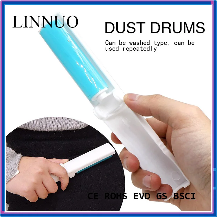 Reusable Sticky Picker Cleaner Set, Washable Travel Lint Roller, Pet Hair Lint Remover Hand Brush for Clothing and Fabrics