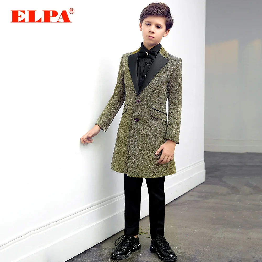 
ELPA readymade slim fit handsome boys Party dress ceremonial formal coat pant tuxedo suits for weddings 