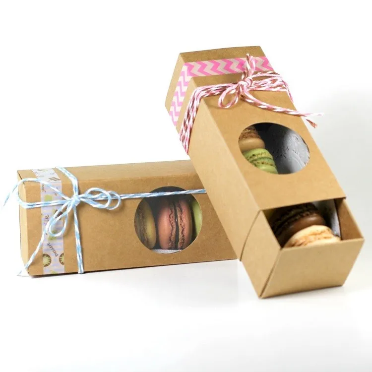 High Quality Wholesale Custom Logo Kraft Takeaway Paper Box Paper Boxes For Food Chocolate Candy Packing