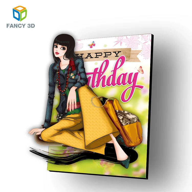  Пользовательский Цветной Пластиковый Полипропиленовый 3D проектируемый постер Zebulun CMYK