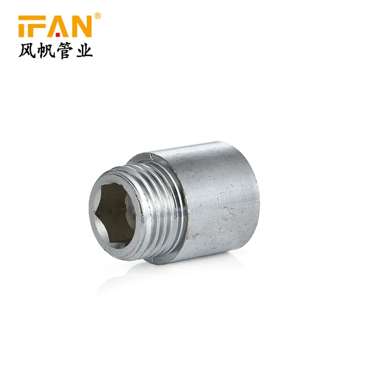 Ifan Wholesale Stainless steel 15mm Female Male Thread Coupling Extension Joint Connection for Pipe