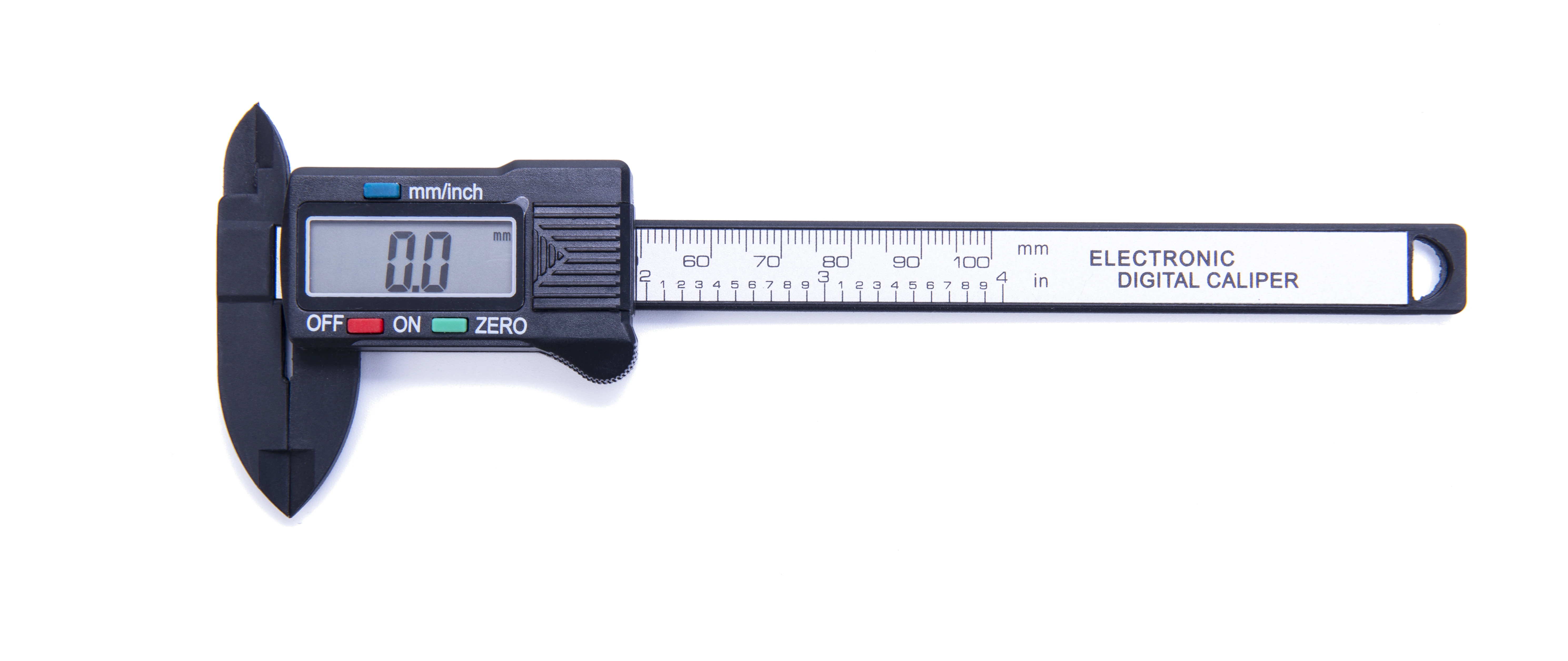 Пластиковый цифровой Электронный штангенциркуль 0-100 мм/4