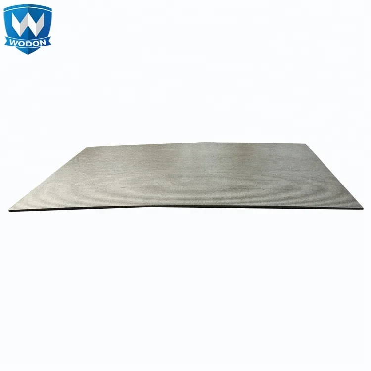 Wodon manufactured wear resistant hardfacing plate with alloy welding layer