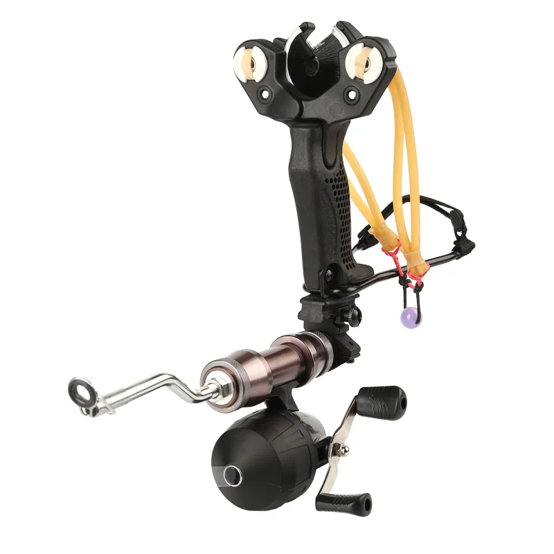 High Velocity Elastic Hunting Fishing Slingshot Catapult Bow Arrow Rest Bow Shooting SlingShot