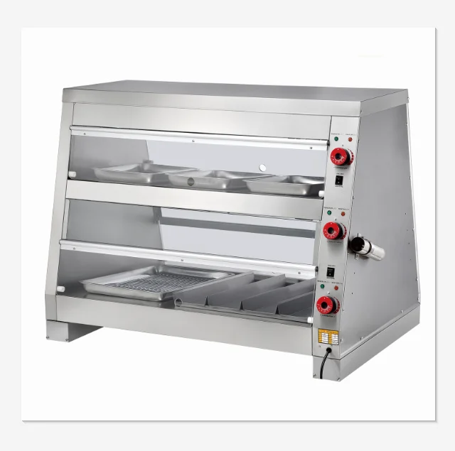 commercial food warmer display cabinet