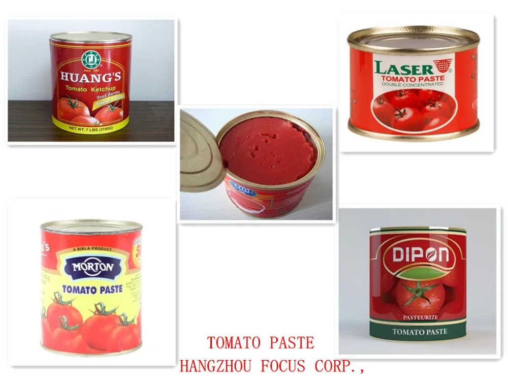 Tomato Paste/ketchup/tomato sauce 70g 400g brix 22-28