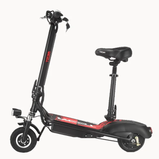 2018 new product folding electric mini scooter 250w brushless motor electric scooter with lights LED panel