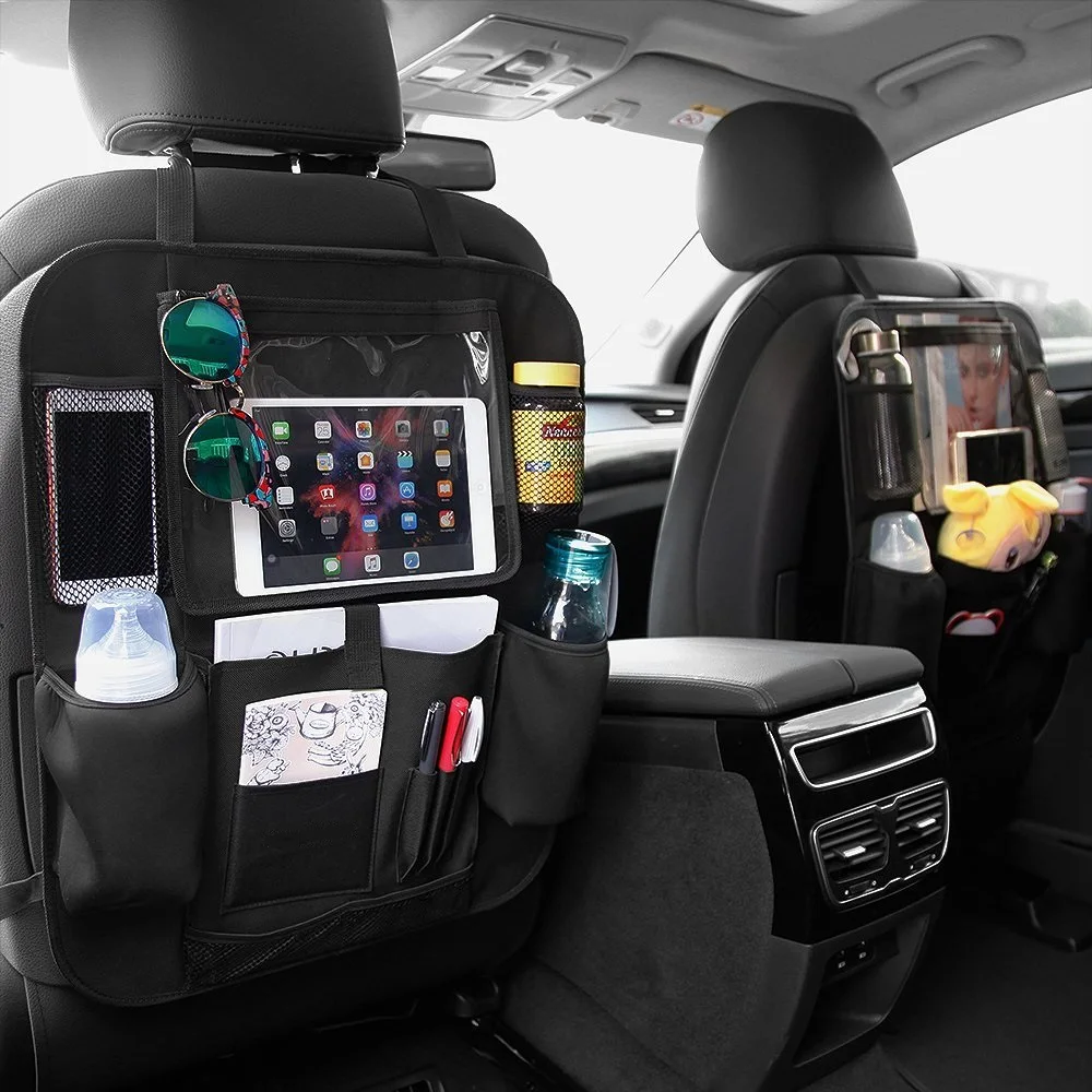 Автомобильный Органайзер на заднее сиденье с держателем для iPad/планшета
