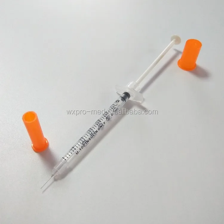 CE/ISO Medical disposable Insulin Syringe