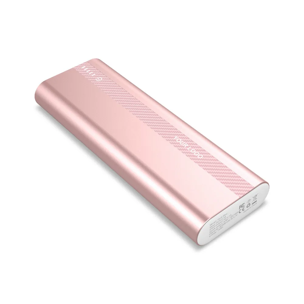 Новые экспонаты 2017 Меню банка мощности 20000mah быстрая зарядка с типом C