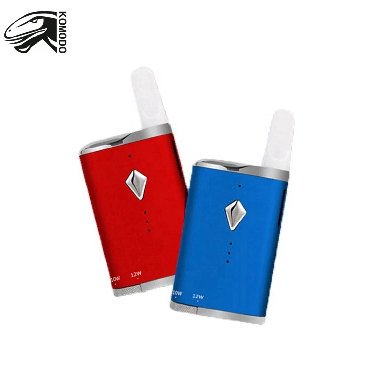 Аутентичный бокс мод Komodo C6 650 мАч, вейп с подогревом, мод, батарея для Amigo Liberty 510, атомайзеры с резьбой