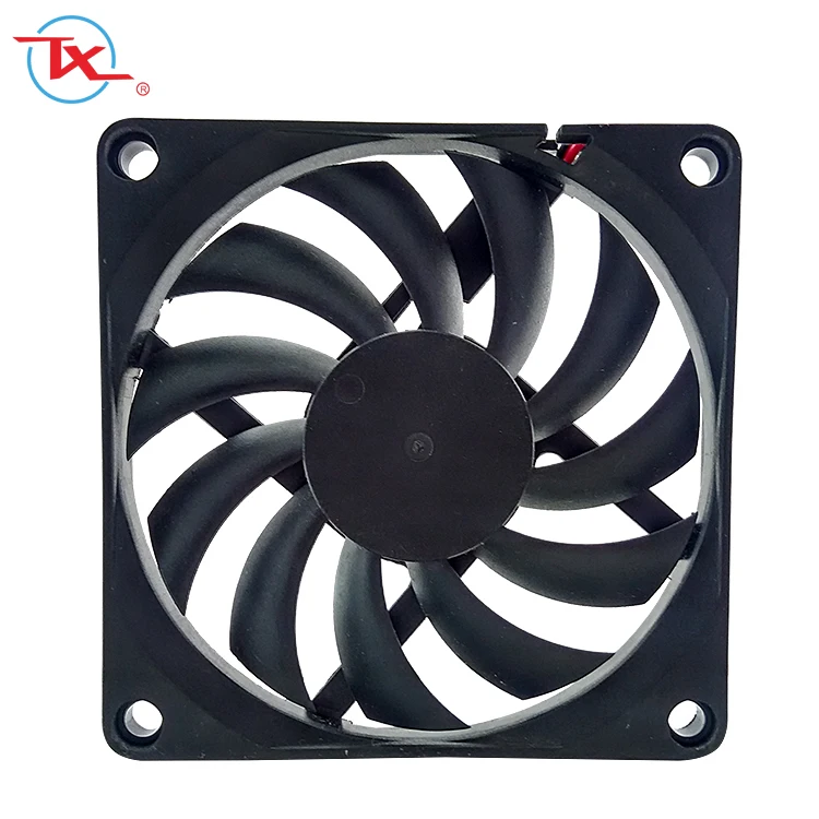 high static pressure axial fans 80mm high rpm dc fan 8010 pwm fan controller 24v