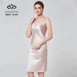 100 Silk Spaghetti top camisole and skirt PJ Set Homewear Sleepwear with  Lace Trimming