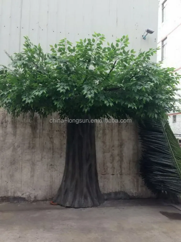 WS16041201 изготовление нестандартного размера сад декоративных высокая подражали fibeglass искусственный фикус деревьев