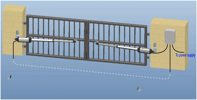 Universal Use LockMaster Swing Gate Opener