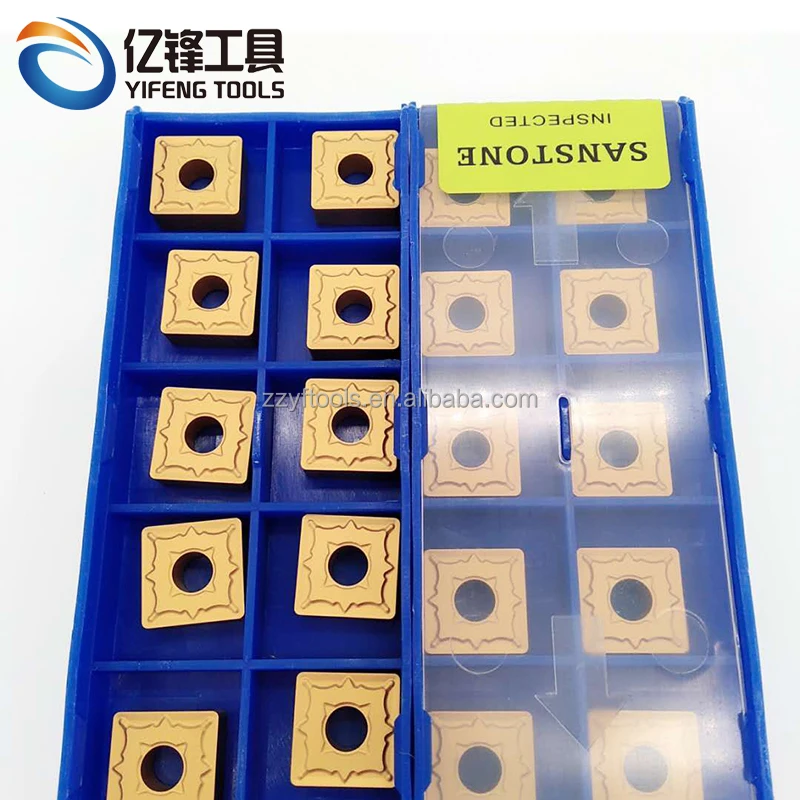Zhuzhou Yifeng Tools Carbide Lathe Cutting SNMG120408 Inserts SNMG