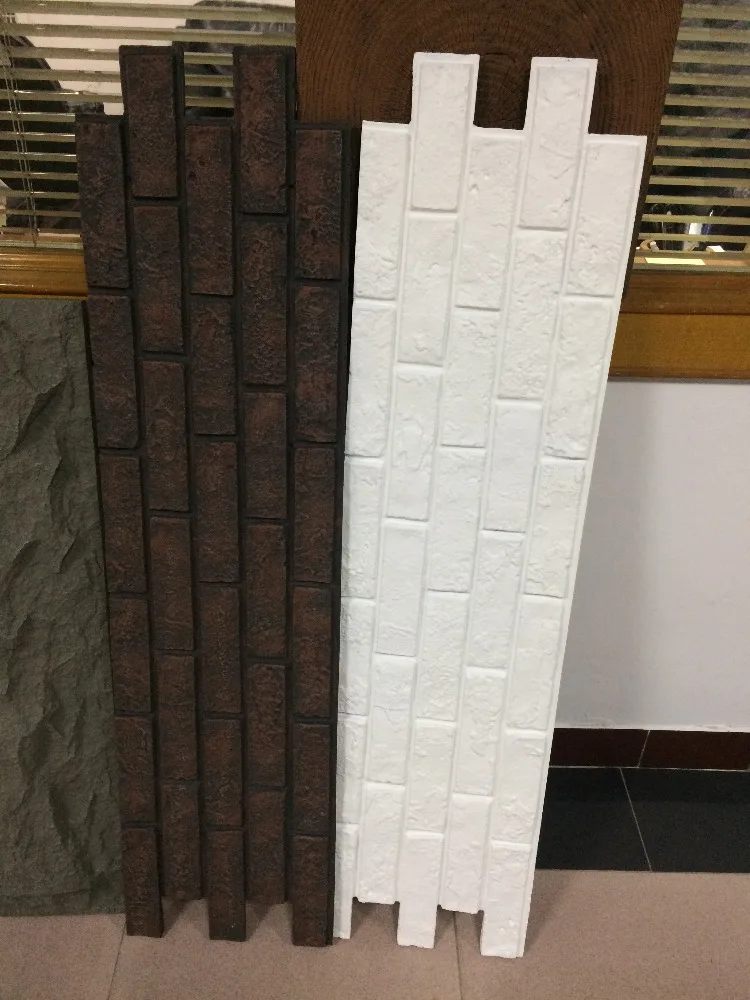 
Polyurethane Beauty Cheap Decorative Wall PU faux decorative plastic brick wall 