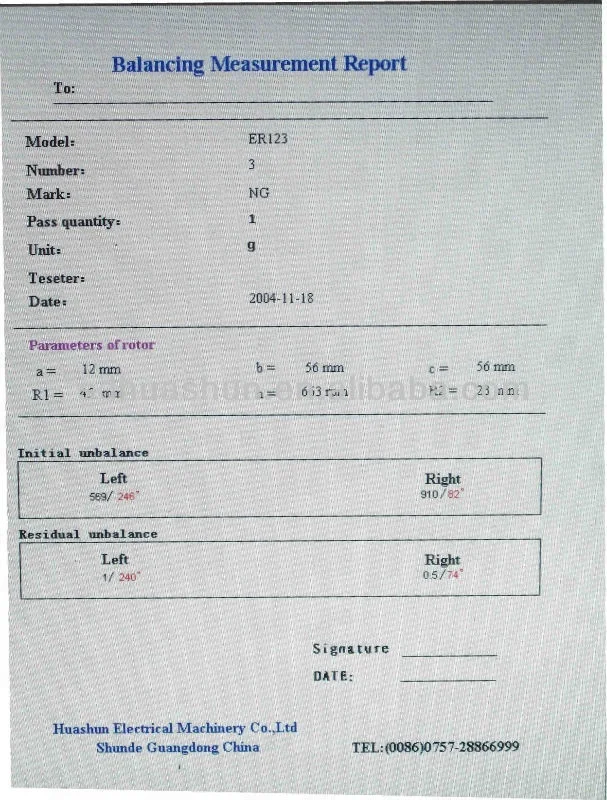 
SB30-PI Spindle Balancing Machine 