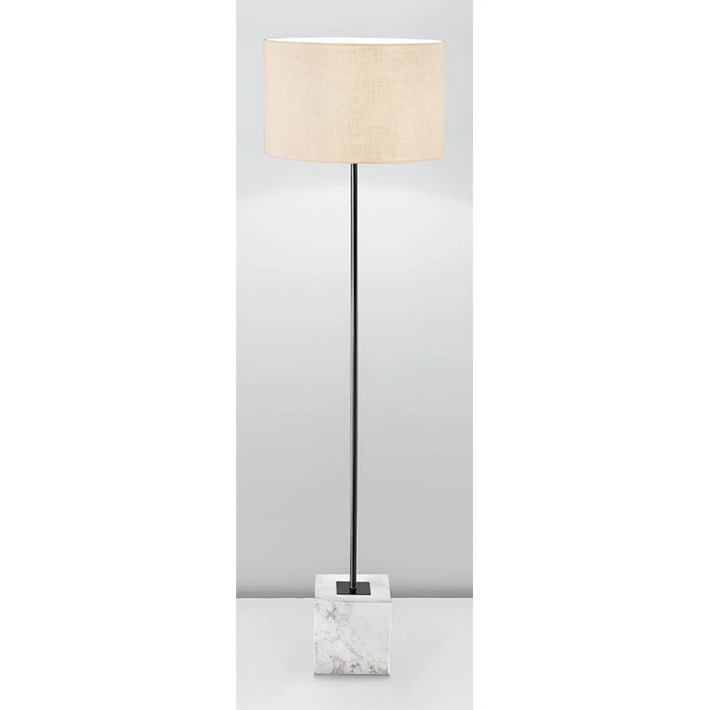 New Design Indoor floor light modern for hotel Round Shade bedroom lighting standing lamp led marble base floor lamp stand