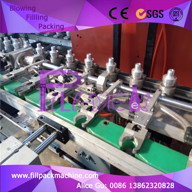 Полностью автоматический 6 полости пластиковые бутылки дуя/завод с заготовки Лифт