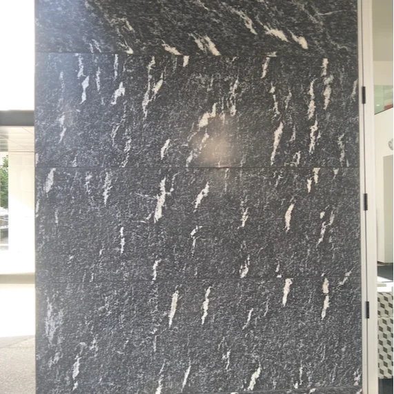 Настенная плитка SHIHUI из натурального камня для ванной комнаты американский черный