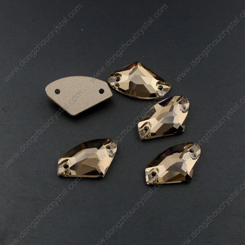 Galactic shape ab color crystal rhinestones sew on clothes