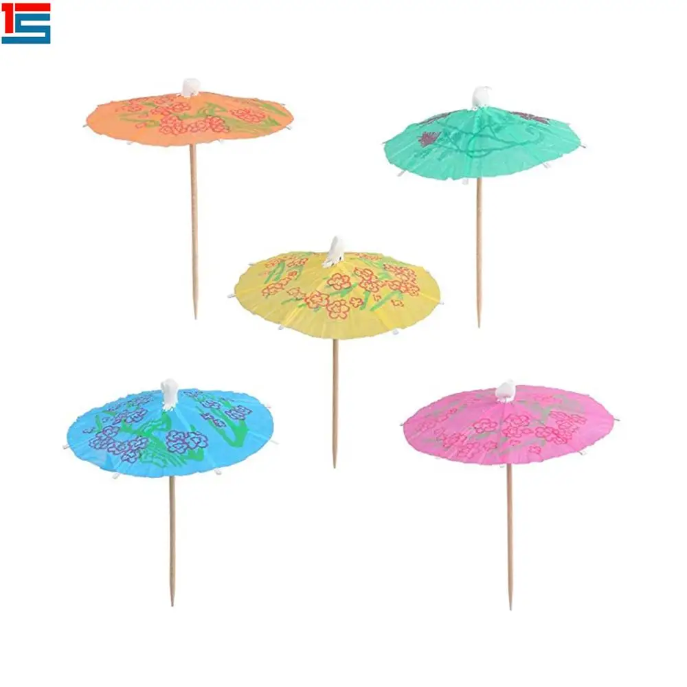 
 Недорогой зонт для коктейля с логотипом на заказ  