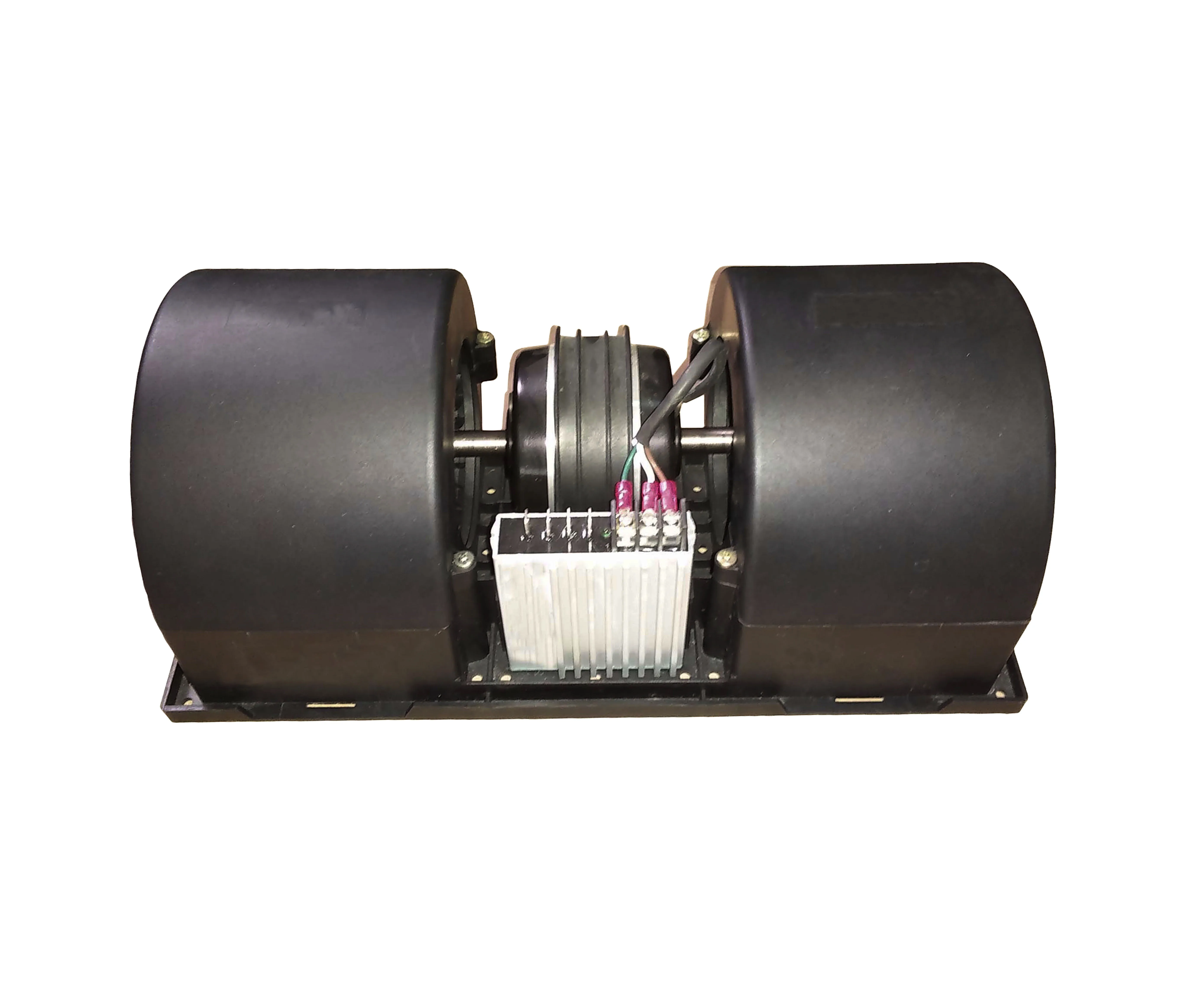 Bus brush-less DC motor fan 12V and 24V evaporator blower for replacing SPAL with resistor double house from China manufacture