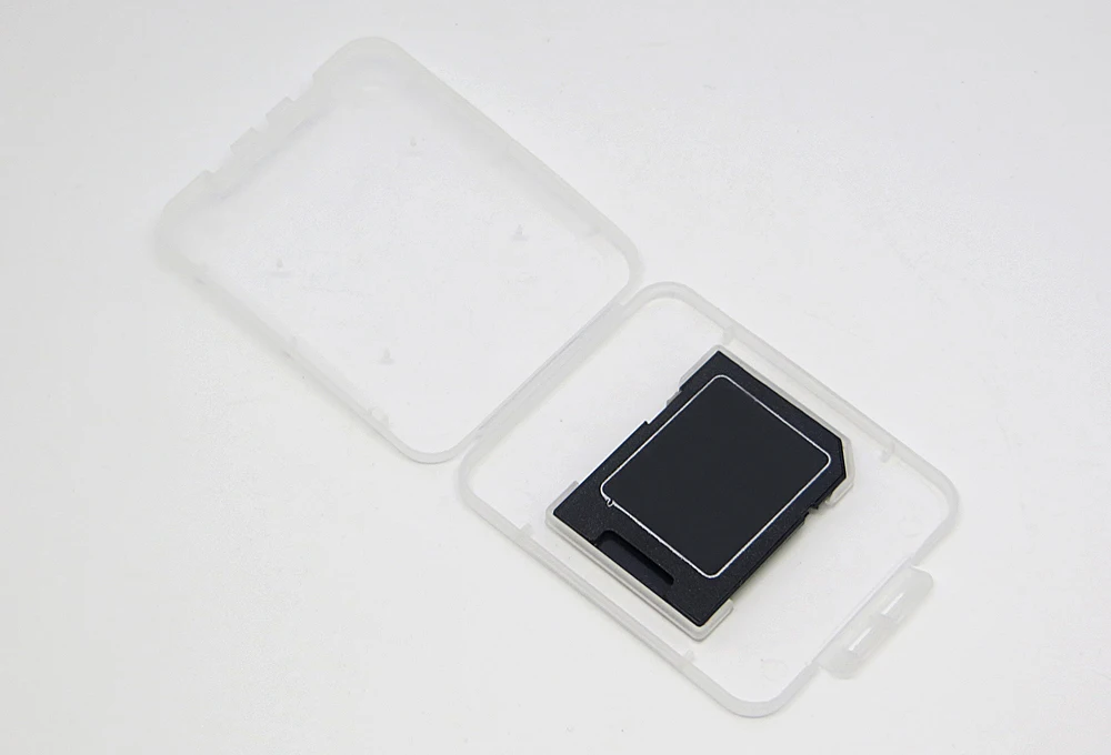 Clear Plastic Memory Card Case Holder for SD Card Plastic Storage Boxes