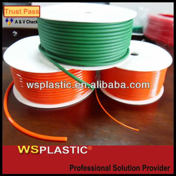 
Экструзионная зеленая оранжевая круглая лента из полиуретана по конкурентоспособной цене 