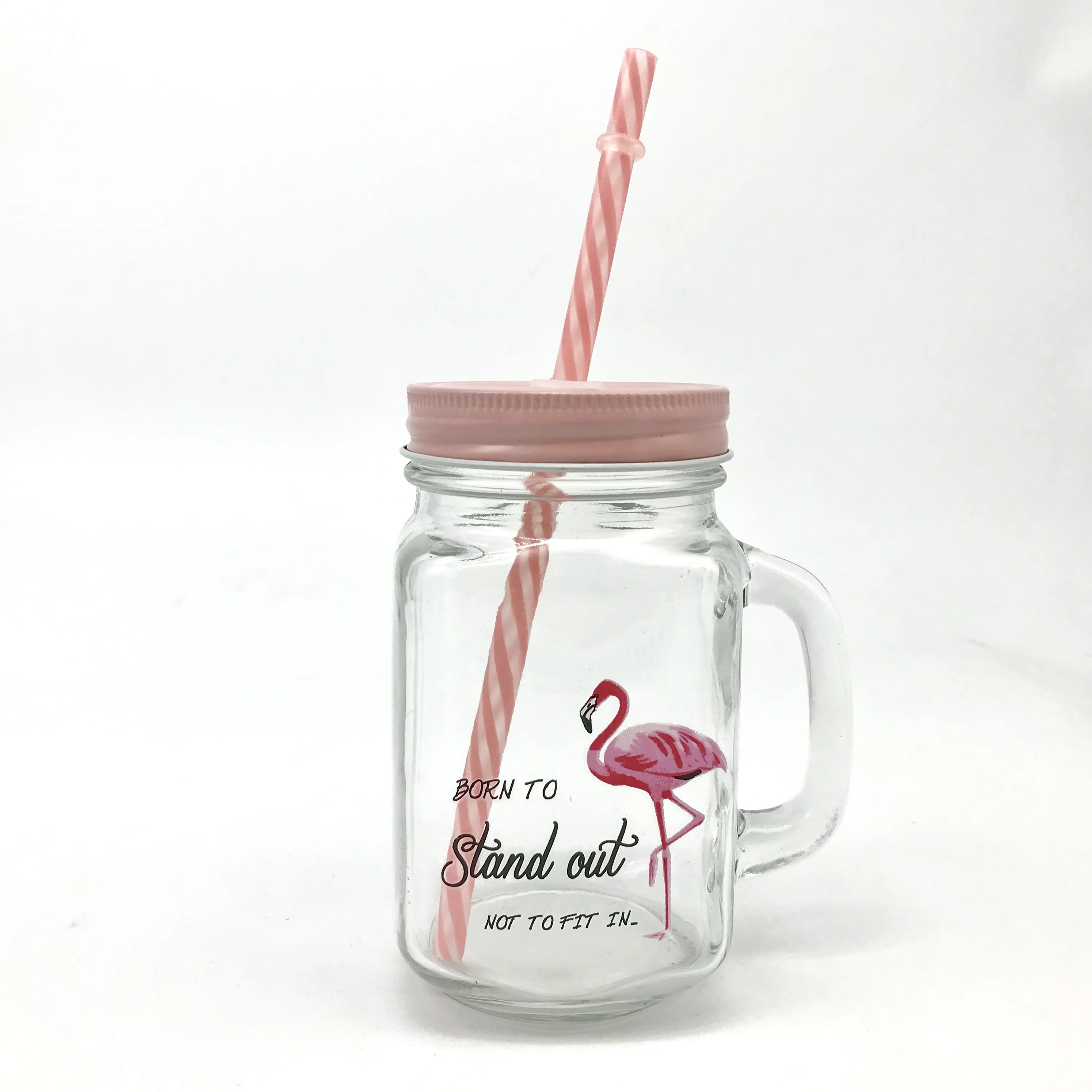 
ox shape glass mason jar wholesale with custom lids 